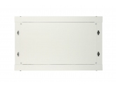 474066 Extralink Szafka wisząca rack 6U 600x600 szara metalowe drzwi 