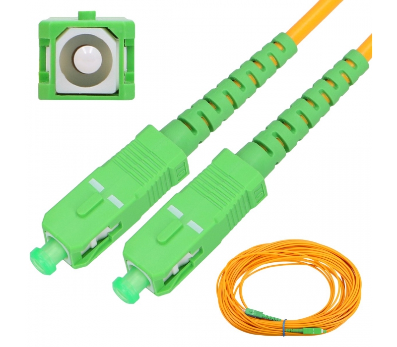 474333 Extralink SC/APC-SC/APC | Patchcord | Jednomodowy, Simplex, G.657A1, 3mm, 5m