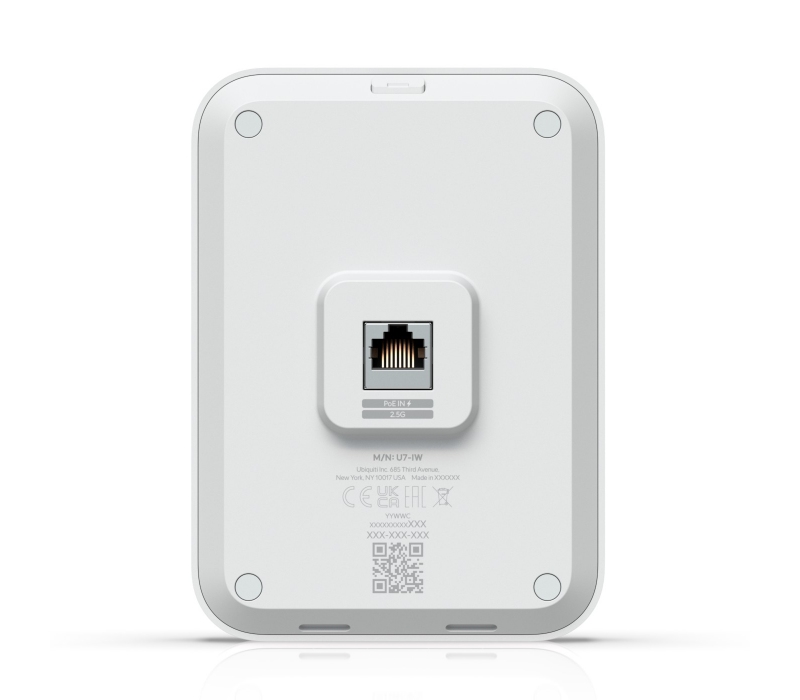 474444 UBIQUITI Ubiquiti U7-IW | Punkt dostępowy | montaż na ścianie, WiFi 7, 2.5 GbE PoE switch