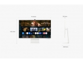 475462 Monitor 32" VA Samsung LS32FM801UUXDU 3840x2160 16:9 Biały