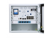 475799 Extralink Minos | Zewnętrzny switch PoE | 8x RJ45 1000Mb/s PoE, 2x SFP, 200W, L2, aktywne chłodzenie
