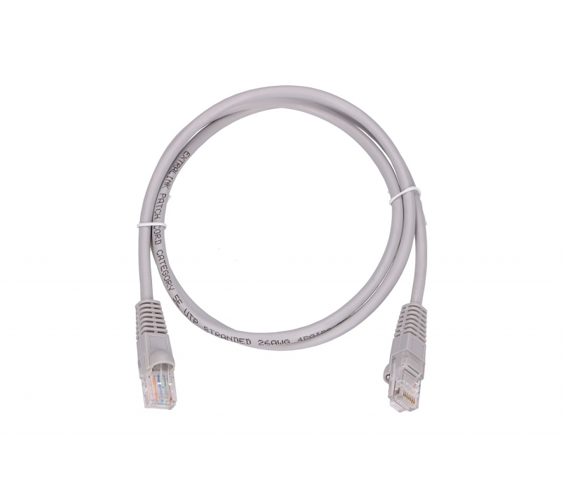475906 Extralink Kat.5e UTP 1m | Patchcord LAN | Miedź Kabel sieciowy skrętka