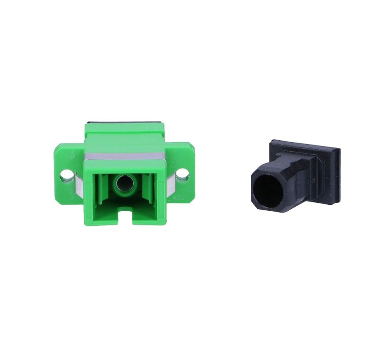 476236 Extralink SC/APC | Adapter | Jednomodowy, Simplex, zielony