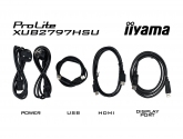 476482 Monitor IIYAMA ProLite/27" Full HD IPS/16:9/100 Hz/HDMI/DP/USB HUB/GŁOŚNIKI/PIVOT/5 lat carry-in