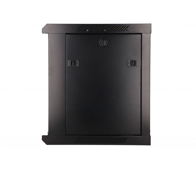 476697 Extralink Szafka wisząca rack 9U 600x450 czarna szklane drzwi 