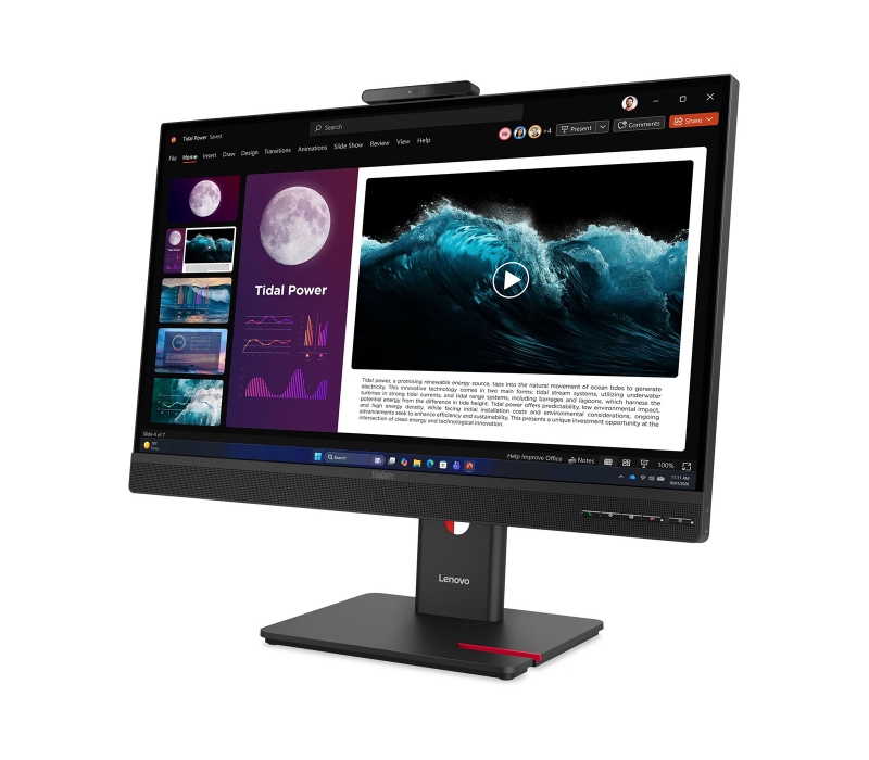 477365 Monitor Lenovo ThinkCentre TiO 27 G6/27" WQHD IPS/16:9/48-120 Hz/HDMI/DP/USB HUB/GŁOŚNIKI/PIVOT/3 lata carry-in