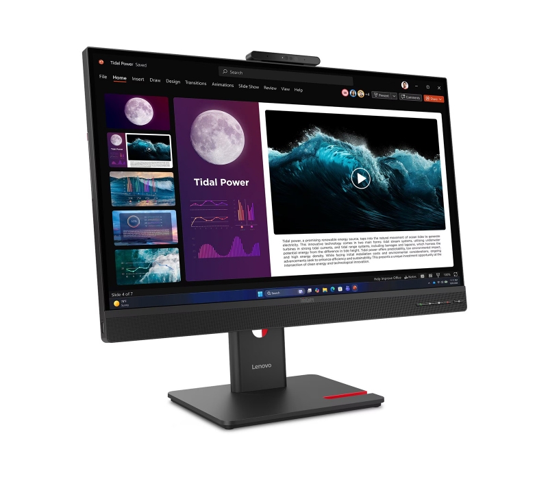 477366 Monitor Lenovo ThinkCentre TiO 27 G6/27" WQHD IPS/16:9/48-120 Hz/HDMI/DP/USB HUB/GŁOŚNIKI/PIVOT/3 lata carry-in