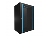 477462 Extralink Szafa rack 18U 600x450mm czarna wisząca 