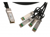 478802 Extralink QSFP+ DAC | Kabel QSFP+ | DAC, 40Gbps do 4x 10Gbps 3m, 30AWG
