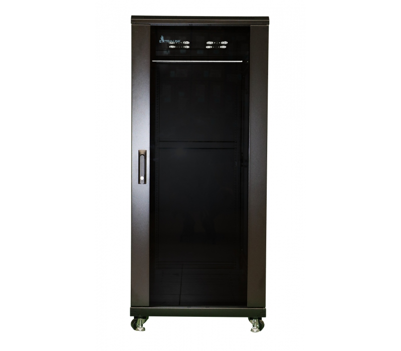 478817 Extralink Szafa rack 37U 600x1000mm czarna stojąca 