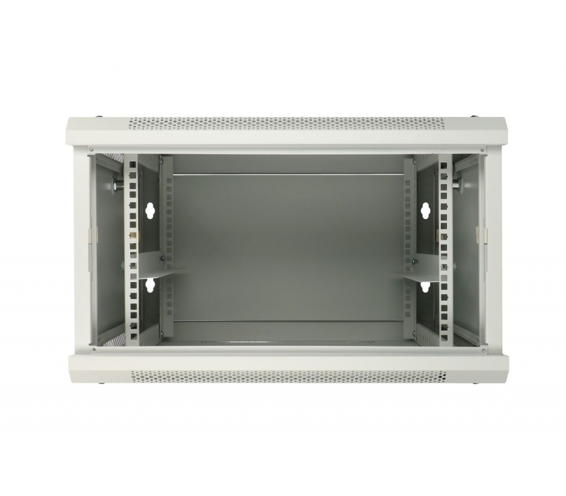 478829 Extralink Szafka wisząca rack 6U 600x600 szara metalowe drzwi 