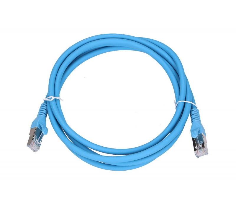 478925 Extralink Kat.6A S/FTP 2m | Patchcord LAN | Miedź Kabel sieciowy skrętka 10Gbit/s