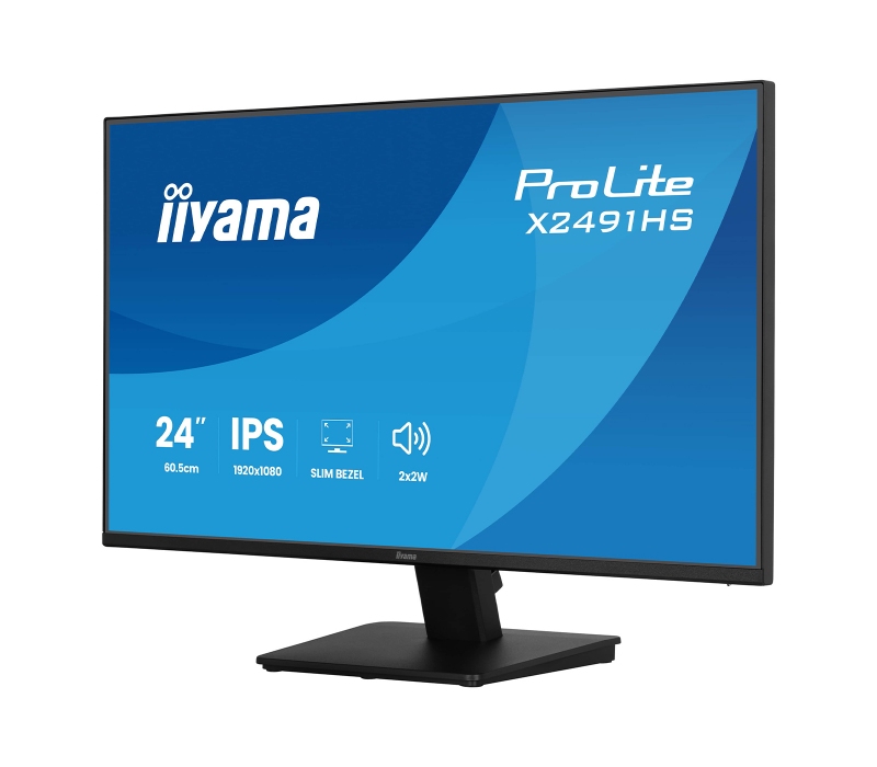 479373 Monitor IIYAMA ProLite/23,8" Full HD IPS/16:9/120 Hz/HDMI/DP/GŁOŚNIKI/3 lata carry-in