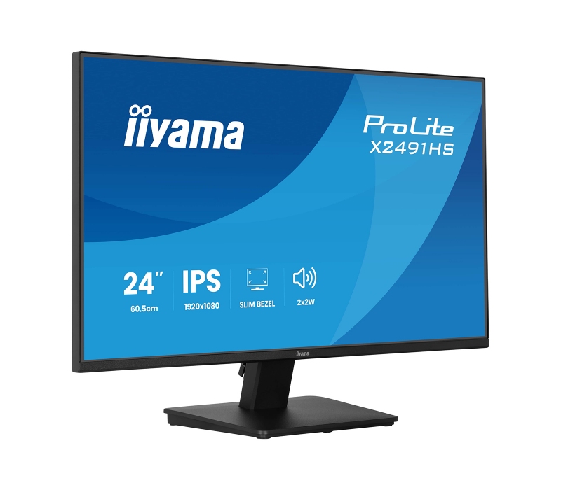 479374 Monitor IIYAMA ProLite/23,8" Full HD IPS/16:9/120 Hz/HDMI/DP/GŁOŚNIKI/3 lata carry-in