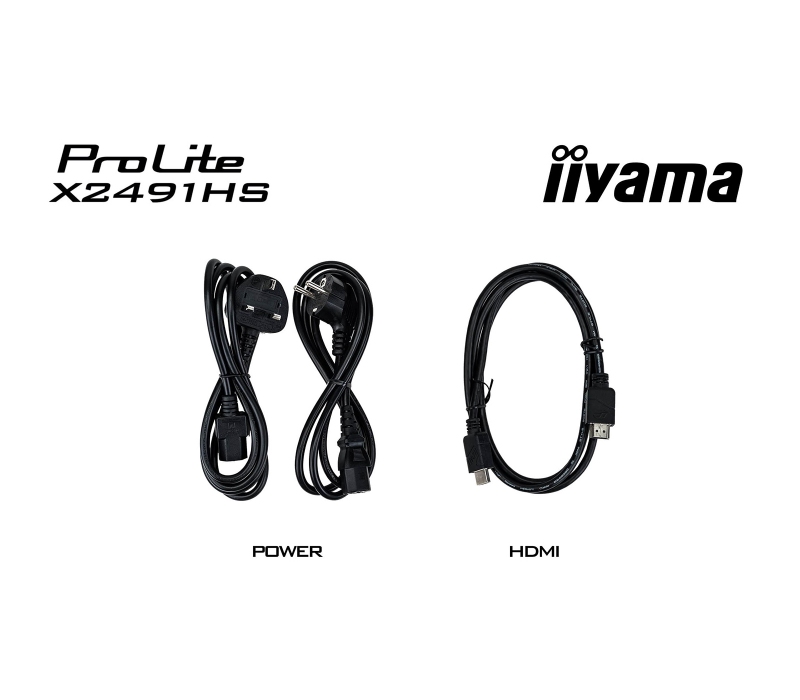 479379 Monitor IIYAMA ProLite/23,8" Full HD IPS/16:9/120 Hz/HDMI/DP/GŁOŚNIKI/3 lata carry-in