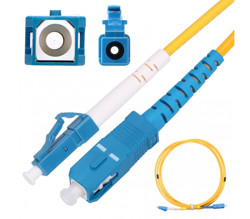 479416 Extralink LC/UPC-SC/UPC | Patchcord | Jednomodowy, Simplex, G652D, 3mm, 2m