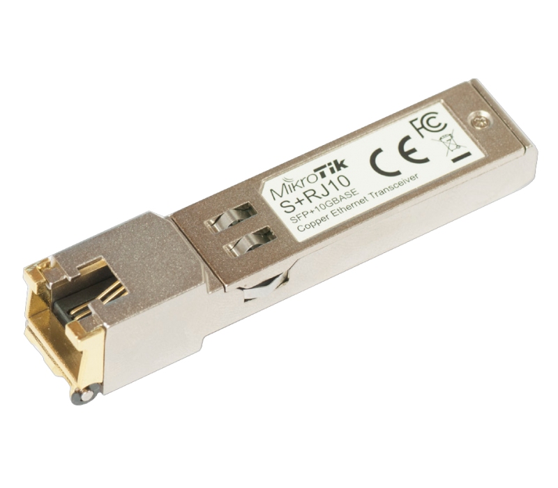 479419 Mikrotik MikroTik S+RJ10 | Moduł SFP+ | 10Gb/s, RJ45