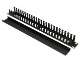 479421 Extralink Organizer kabli 1U 19 cali z osłoną