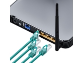 479484 Extralink Kat.6 FTP 2m | Patchcord LAN | Miedź Kabel sieciowy skrętka 1Gbit/s