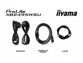 479504 Monitor IIYAMA ProLite/24,1" WUXGA IPS/16:9/100 Hz/HDMI/DP/USB HUB/GŁOŚNIKI/PIVOT/3 lata carry-in