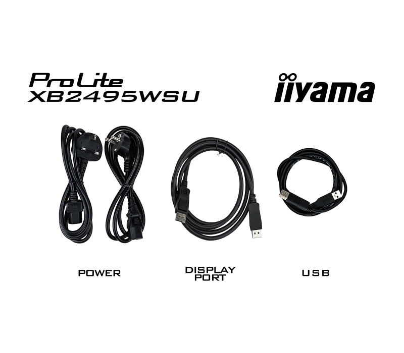 479504 Monitor IIYAMA ProLite/24,1" WUXGA IPS/16:9/100 Hz/HDMI/DP/USB HUB/GŁOŚNIKI/PIVOT/3 lata carry-in