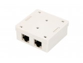 479511 Extralink Gniazdo natynkowe 2xRJ45 kat.5e STP 