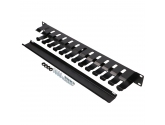 479897 Extralink Organizer kabli 1U 19 cali z osłoną