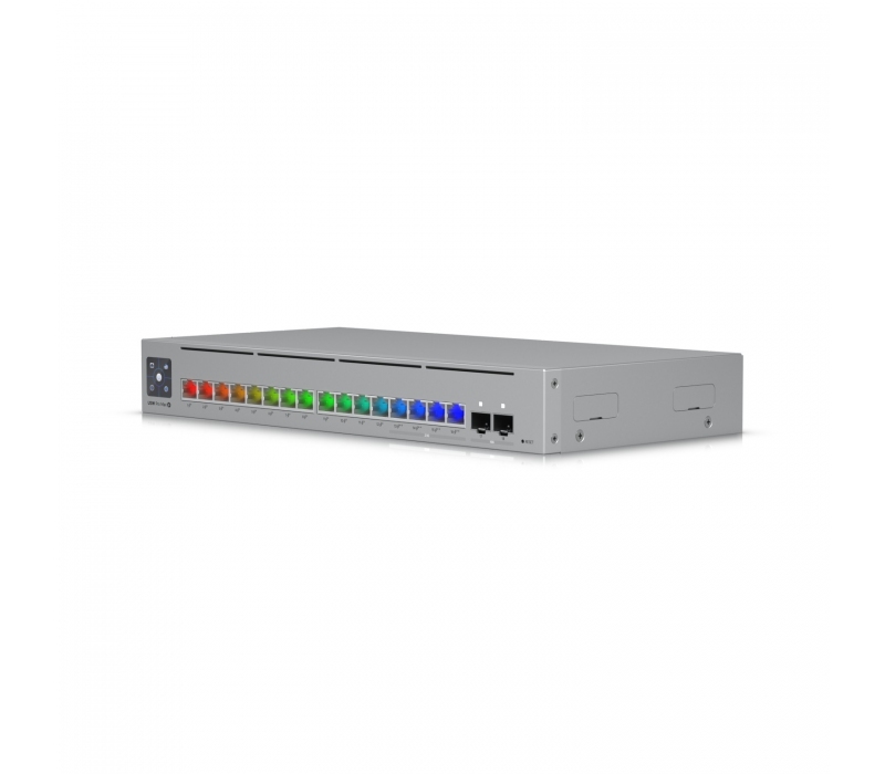 480110 UBIQUITI Ubiquiti USW-Pro-Max-16-PoE-EU | Switch | 4x 2.5 GbE RJ45 PoE++, 12x GbE RJ45 PoE+, 2x SFP+, Etherlighting,...