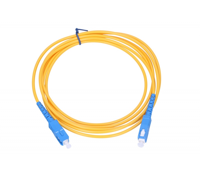 480142 Extralink SC/UPC-SC/UPC | Patchcord | Jednomodowy, Simplex, G.657A1, 3mm, 2m