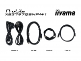 480466 Monitor IIYAMA ProLite/27" WQHD IPS/16:9/75 Hz/HDMI/DP/USB HUB/RJ-45/GŁOŚNIKI/PIVOT/5 lat carry-in