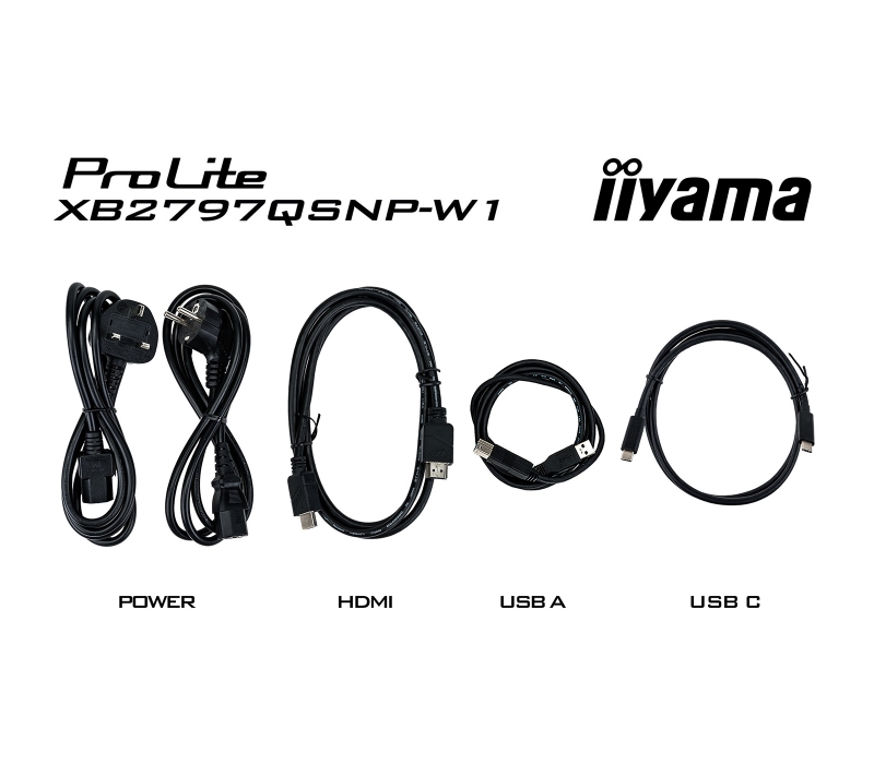 480466 Monitor IIYAMA ProLite/27" WQHD IPS/16:9/75 Hz/HDMI/DP/USB HUB/RJ-45/GŁOŚNIKI/PIVOT/5 lat carry-in