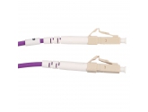 480647 Extralink LC/UPC-LC/UPC | Patchcord | Wielomodowy, OM4, Duplex, 3mm, 5m