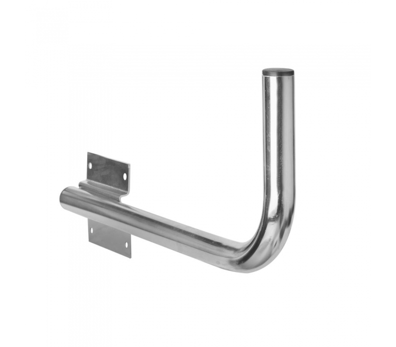 480748 Extralink B600 | Prawy uchwyt murowy | 600mm, stal, ocynk