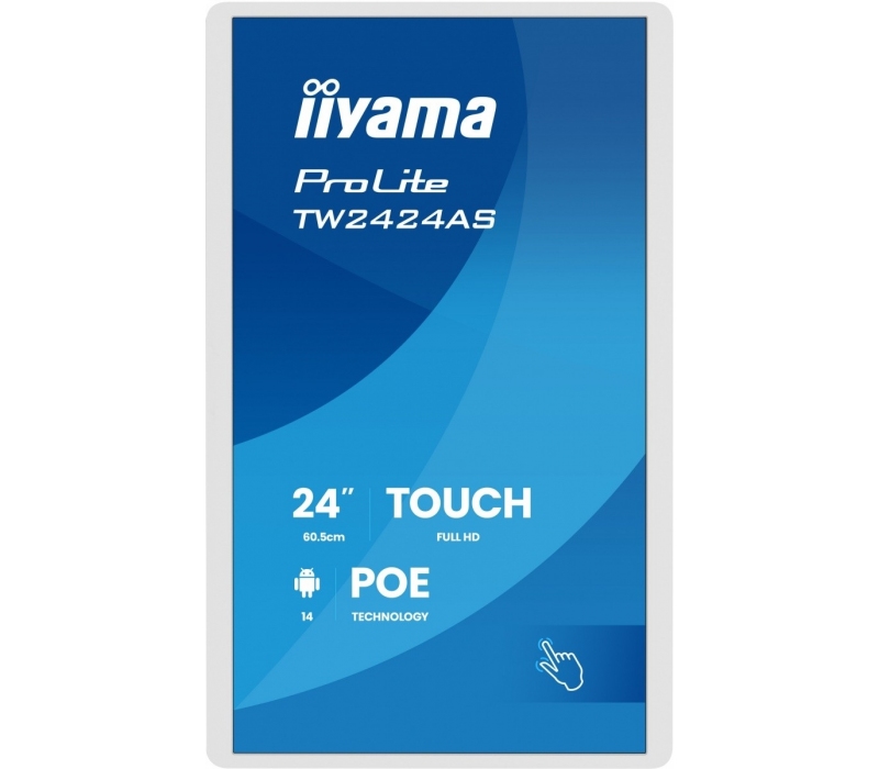 480786 Monitor 23.8" IPS IIYAMA TW2424AS-W3P 1920x1080  16:9 Biały