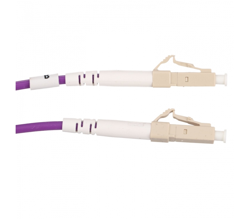 480795 Extralink LC/UPC-LC/UPC | Patchcord | Wielomodowy, OM4, Duplex, 3mm, 3m