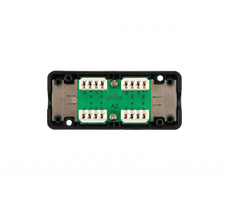 480833 Extralink CAT6 UTP | Puszka połączeniowa | beczka, złączka, czarna