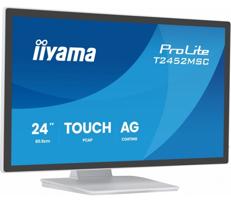 480900 Monitor 24" IPS IIYAMA T2452MSC-W2AG 1920x1080  16:9 Biały