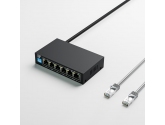 480997 Extralink Switch KRIOS PoE 4x Gigabit PoE/PoE+, 2x RJ45 Uplink Gigabit, 60W