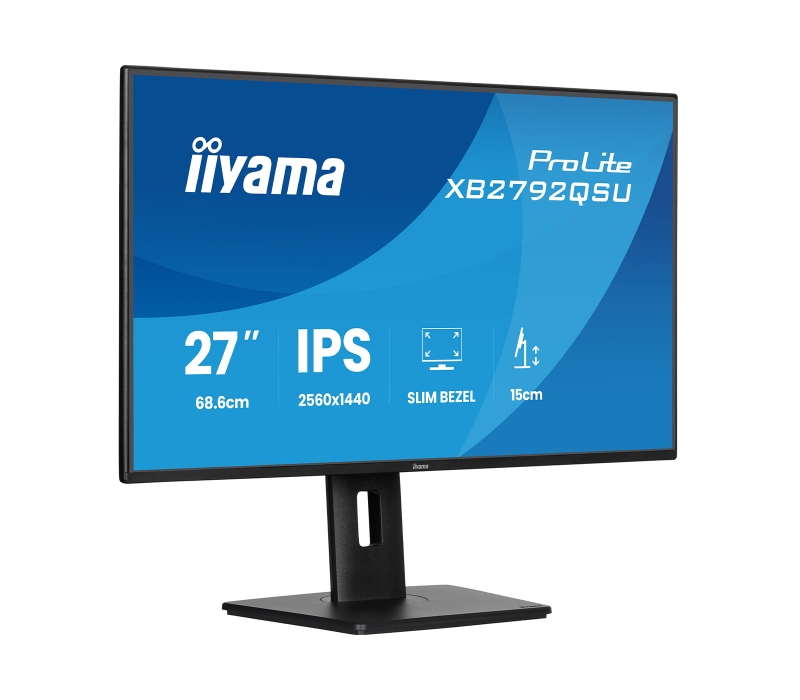 481035 Monitor IIYAMA ProLite/27" QHD IPS/16:9/120 Hz/HDMI/DP/USB HUB/GŁOŚNIKI/PIVOT/3 lata carry-in