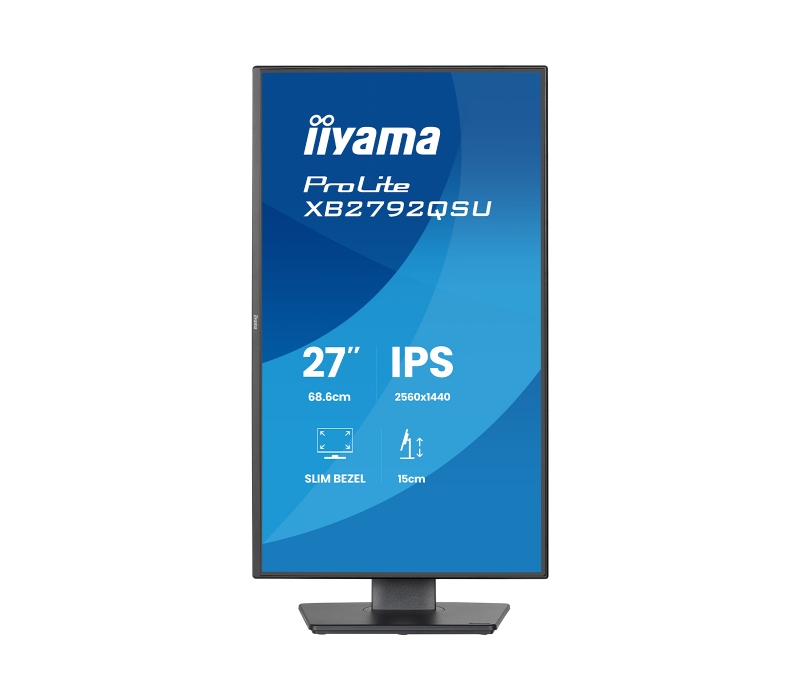 481036 Monitor IIYAMA ProLite/27" QHD IPS/16:9/120 Hz/HDMI/DP/USB HUB/GŁOŚNIKI/PIVOT/3 lata carry-in