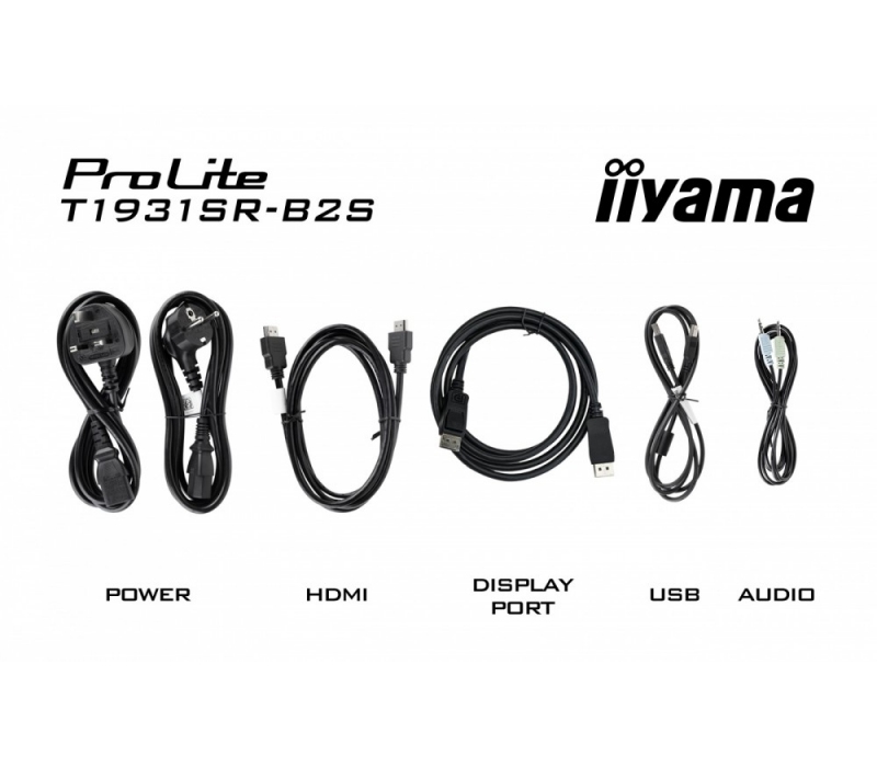 481210 Monitor 19" IPS IIYAMA T1931SR-B2S 1280x1024  5:4 Czarny