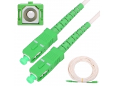 Extralink SC/APC-SC/APC | Patchcord | LSOH, Jednomodowy, Simplex, G.657A2, 3mm, 15m, biały
