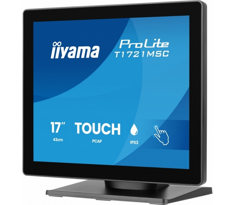 481468 Monitor 17" TFT-TN IIYAMA T1721MSC-B3 1280x1024  5:4 Czarny Dotyk