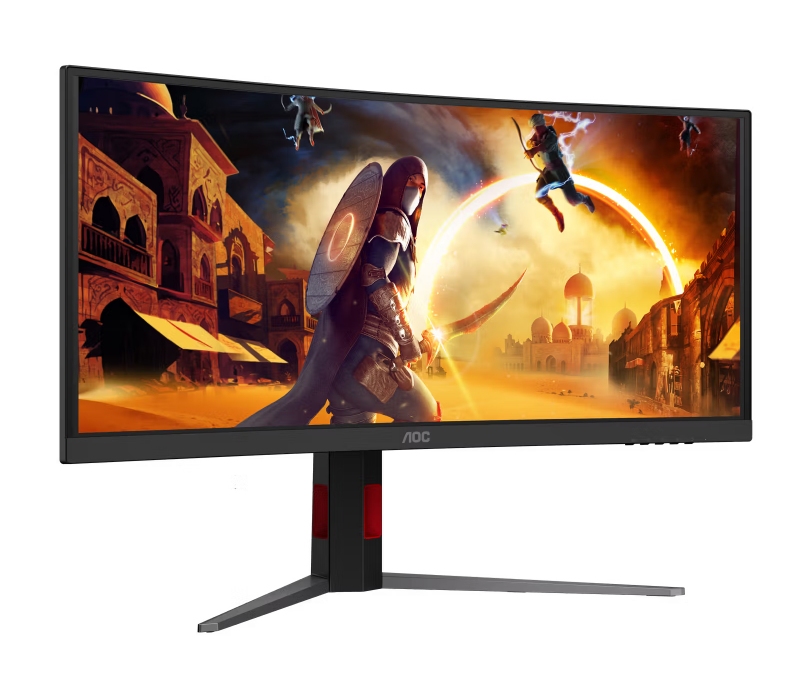 482979 Monitor AOC CU34G4ZCA/34" WQHD VA/21:9/250 Hz/1500R/2x HDMI/DP/USB HUB/GŁOŚNIKI/3 lata carry-in