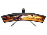 483011 Monitor AOC CU34G4CA/34" WQHD VA/21:9/180 Hz/1500R/2x HDMI/DP/USB HUB/GŁOŚNIKI/3 lata carry-in