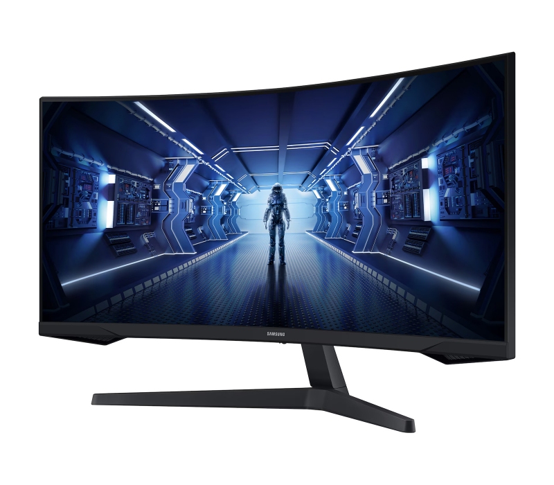 483059 Monitor Samsung Odyssey G5/34" UWQHD VA/21:9/165 Hz/1000R/HDMI/DP/AUDIO/2 lata carry-in