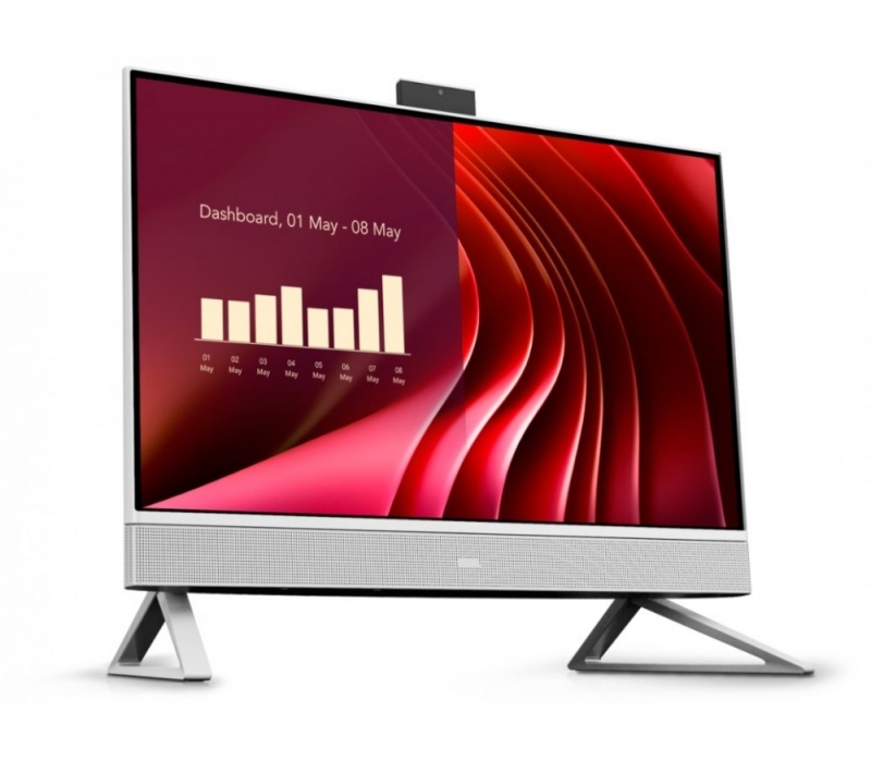 483110 Komputer Dell 24 All-in-One EC24250 Win11Pro CORE 7-150U/16GB/1TB/23.8 FHD/Intel Graphics/Cam/WLAN+BT/3Y ProSupport