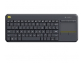 Logitech K400 Plus Wireless Touch Keyboard Czarna