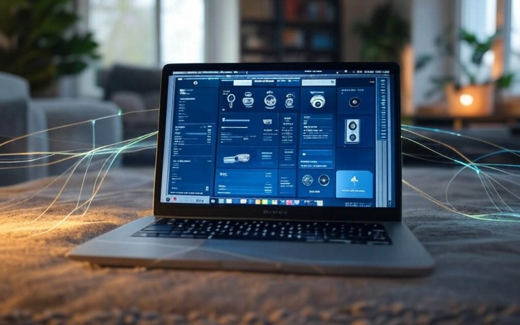 Nowoczesny laptop będzie centrum zarządzania smart-home